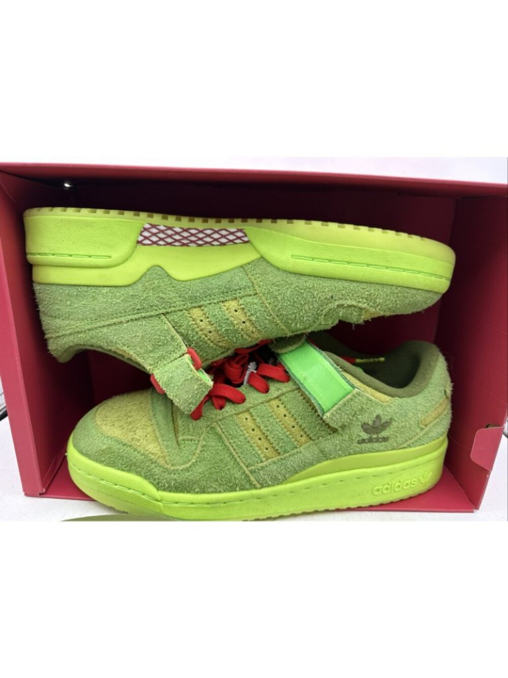 Adidas Forum Low the Grinch OPT1 Size 8 Men Size 9 Women’s - Picture 2 of 16